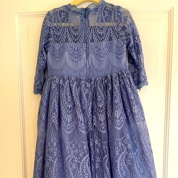 Trish Scully Child dress. Periwinkle. Size 6. EUC. - Picture 2 of 3